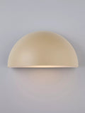 John Lewis Heftig Outdoor Washer Wall Light, Warm Sand