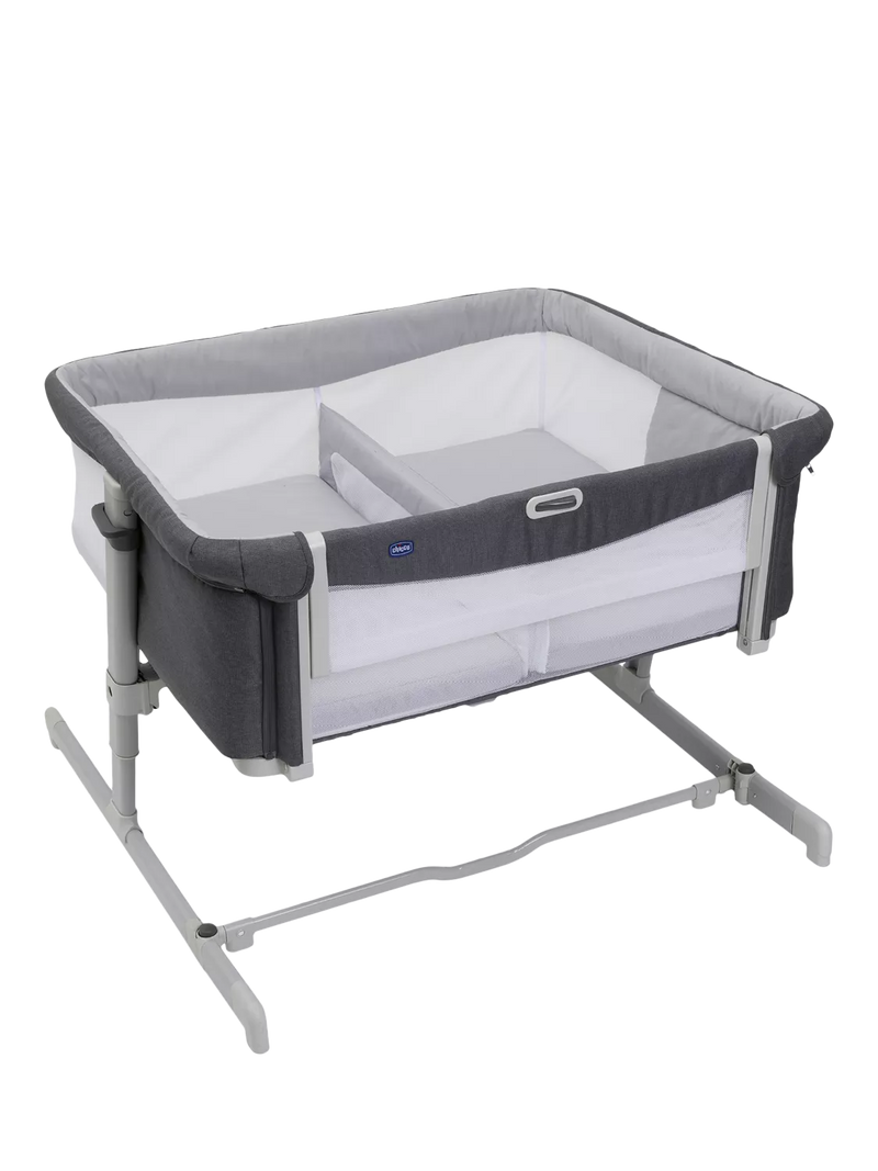 Chicco Next2Me Twins Side Sleeper Cot, Magnet Grey