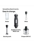 Braun MultiQuick 5 Pro black hand blender, imported from the UK