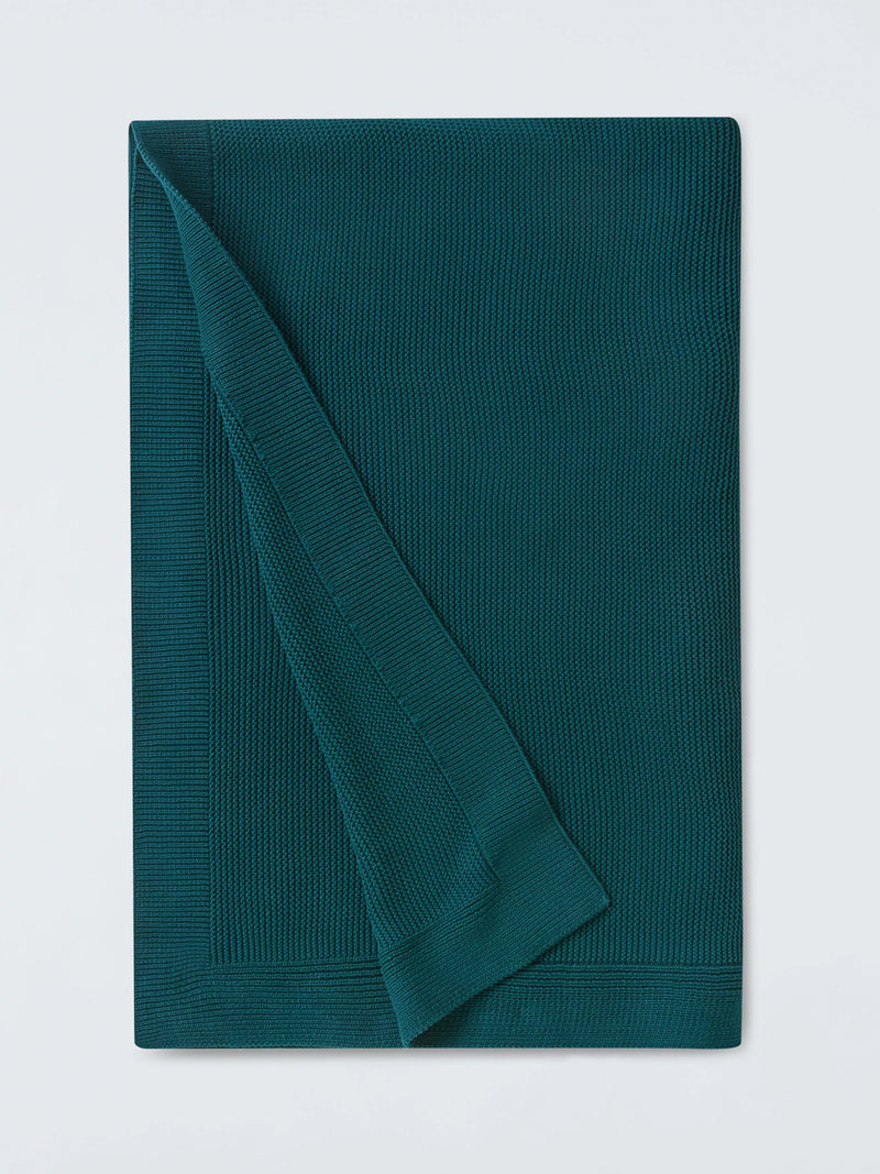 John Lewis Rye Plain Knit Throw