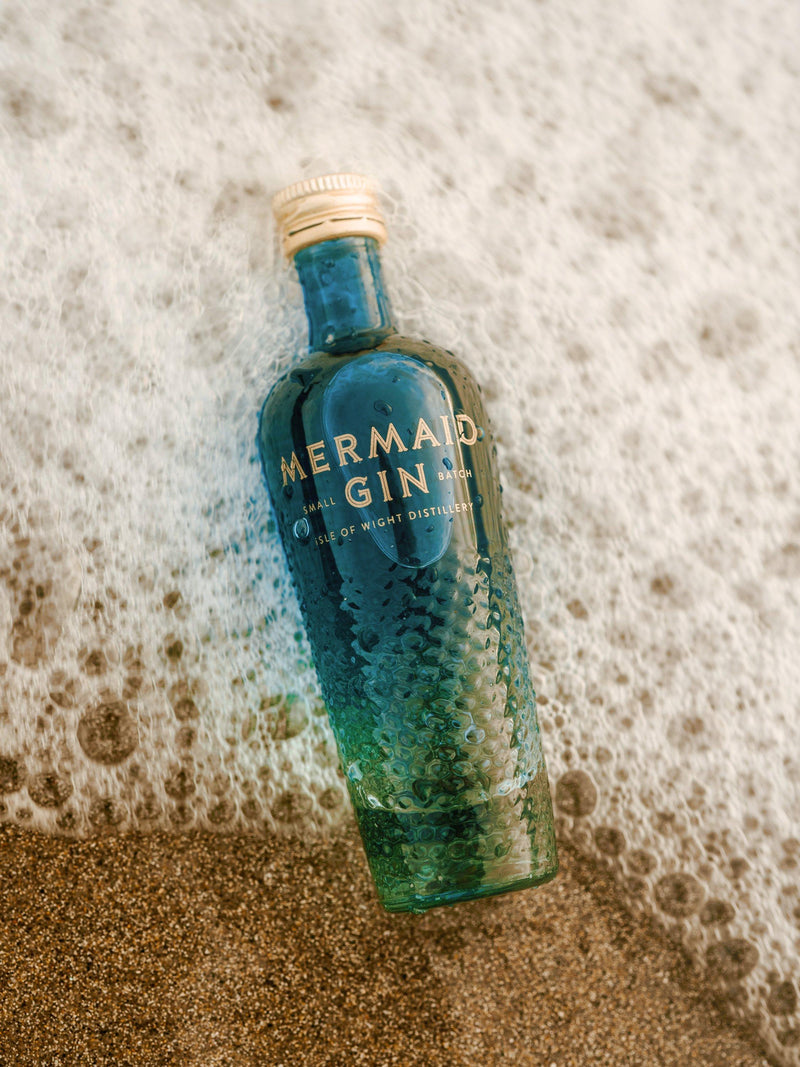 Isle of Wight Distillery Mermaid Gin miniature 5cl, UK version