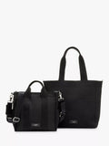 Storksak Thea black tote bag with changing mat (British brand)