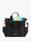 Storksak Thea black tote bag with changing mat (British brand)