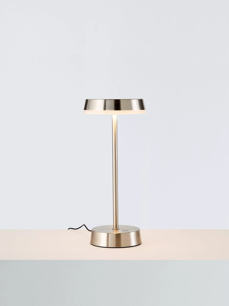 John Lewis Ernie Rechargeable Indoor/Outdoor LED Table Lamp, Black