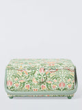 John Lewis William Morris medium rectangular sewing basket in green, UK version