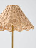 John Lewis Nellie rechargeable rattan table lamp (British brand)
