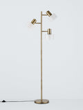 John Lewis Rodos triple floor lamp in antique brass (British brand)