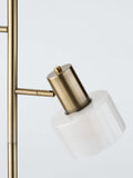John Lewis Rodos triple floor lamp in antique brass (British brand)
