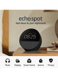 Amazon Echo Spot smart alarm clock 2024 2.8-inch screen, UK version