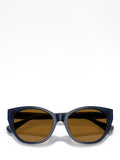 Ralph Lauren polarised round sunglasses shiny transparent blue - British product