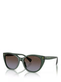 Ralph Lauren polarised round sunglasses green frame - British product
