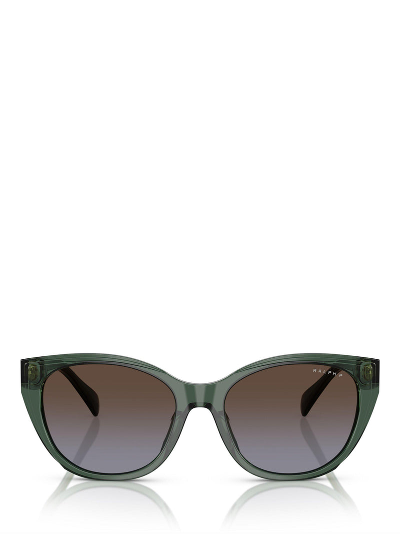 Ralph Lauren polarised round sunglasses green frame - British product