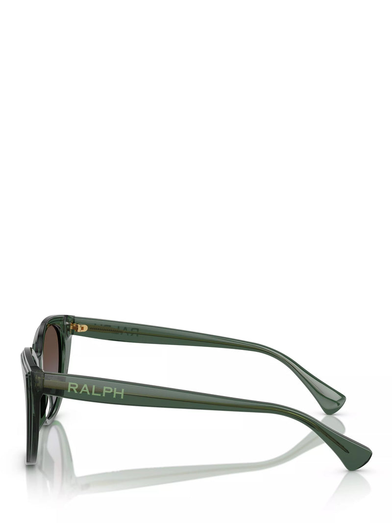 Ralph Lauren polarised round sunglasses green frame - British product