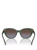 Ralph Lauren polarised round sunglasses green frame - British product