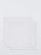 John Lewis John Lewis Cotton Linen Blend Napkins, Set of 4, White- Buy online at McGrocer