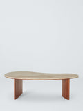 John Lewis travertine coffee table natural wide - British product