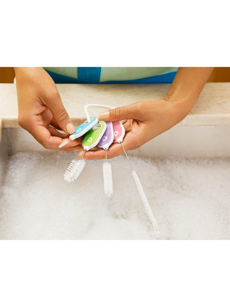 Munchkin baby bottle cleaning brush set, UK version
