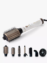John Lewis Bellissima Italia Air Wonder 8-in-1 Hair Styler, White/Gold- Buy online at McGrocer