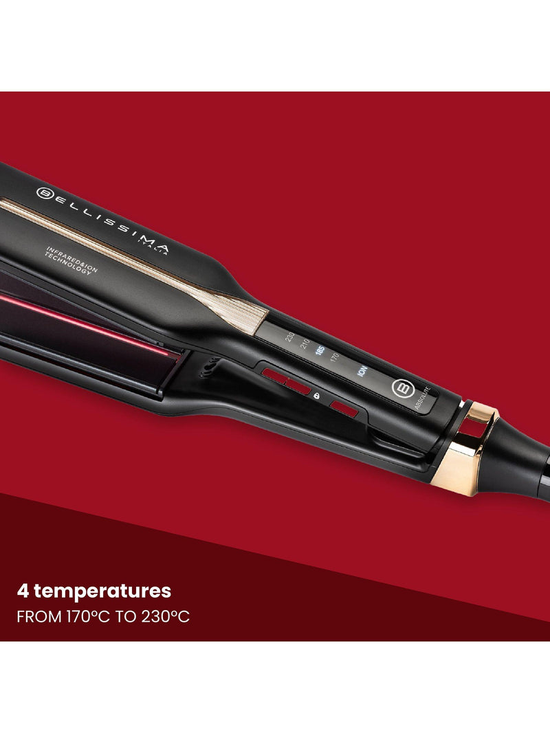 Bellissima Italia Absolute Hair Straighteners black gold, UK version