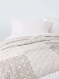 John Lewis block printed patchwork quilt king size, imported from the UK