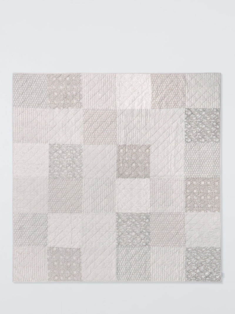 John Lewis block printed patchwork quilt king size, imported from the UK