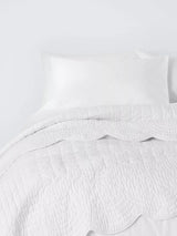 John Lewis John Lewis Scallop Cotton Quilt, White- Buy online at McGrocer