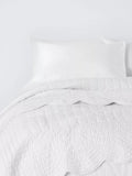 John Lewis scallop cotton quilt white king size, UK version