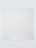 John Lewis scallop cotton quilt white king size, UK version