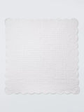 John Lewis scallop cotton quilt white king size, UK version