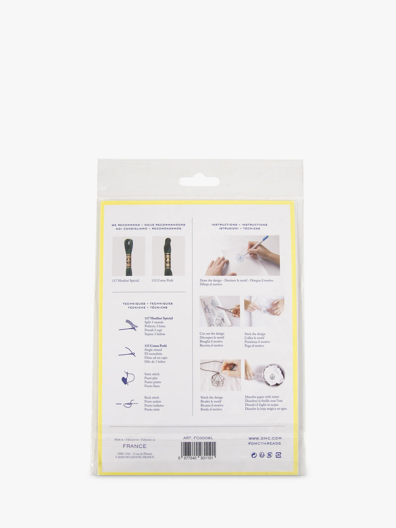 DMC A5 Magic Paper embroidery transfer paper - British product