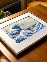 John Lewis DMC Katsushika Hokusai Great Wave Cross Stitch Kit- Buy online at McGrocer