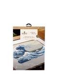DMC Katsushika Hokusai Great Wave cross stitch kit - British product