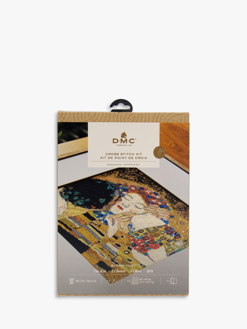 DMC Gustav Klimt cross stitch kit - British product