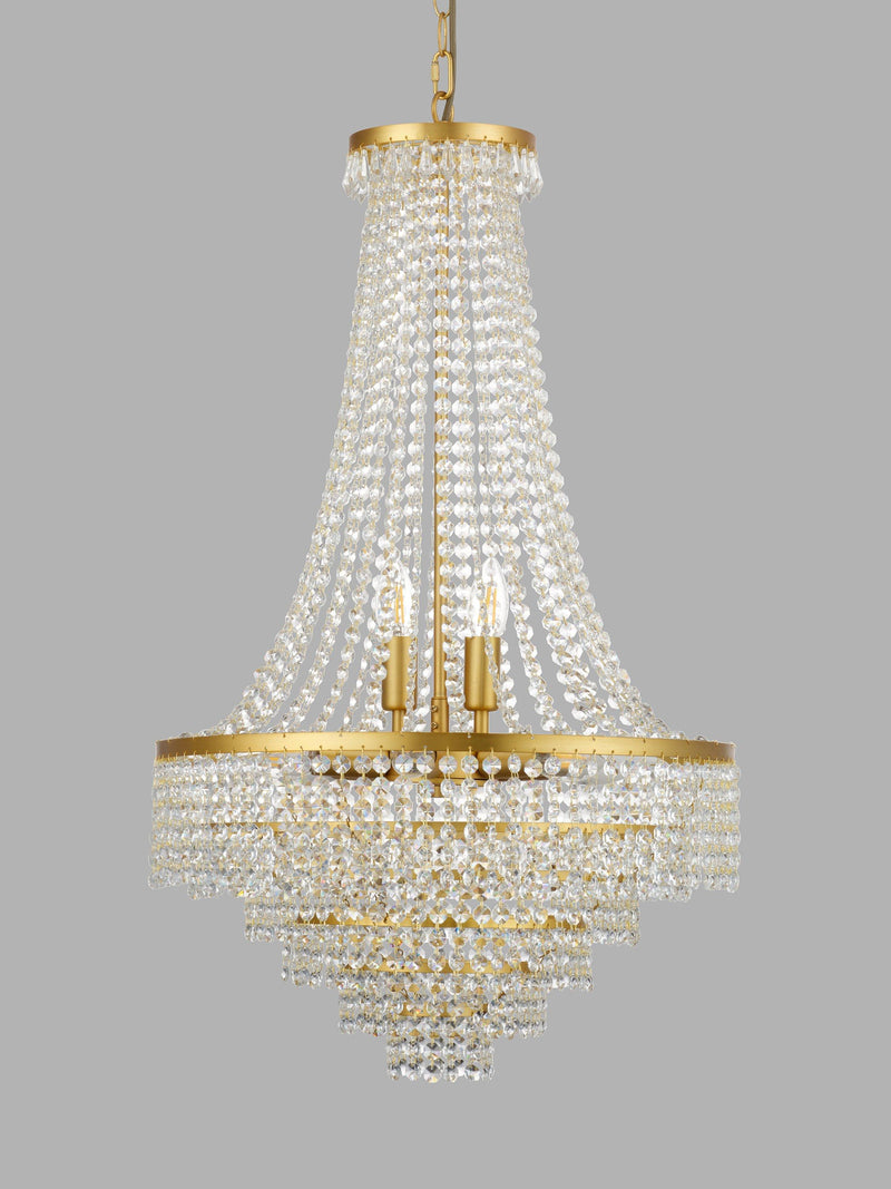 John Lewis Heera extra large chandelier gold (British brand)