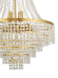 John Lewis Heera extra large chandelier gold (British brand)