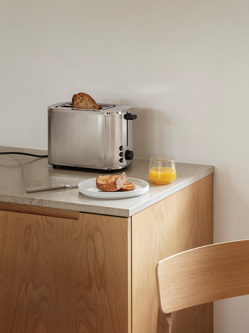 Georg Jensen Bernadotte 2 Slice Silver Toaster, UK version
