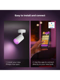 Philips Hue Fugato white 3-light smart ceiling spotlight (British brand)