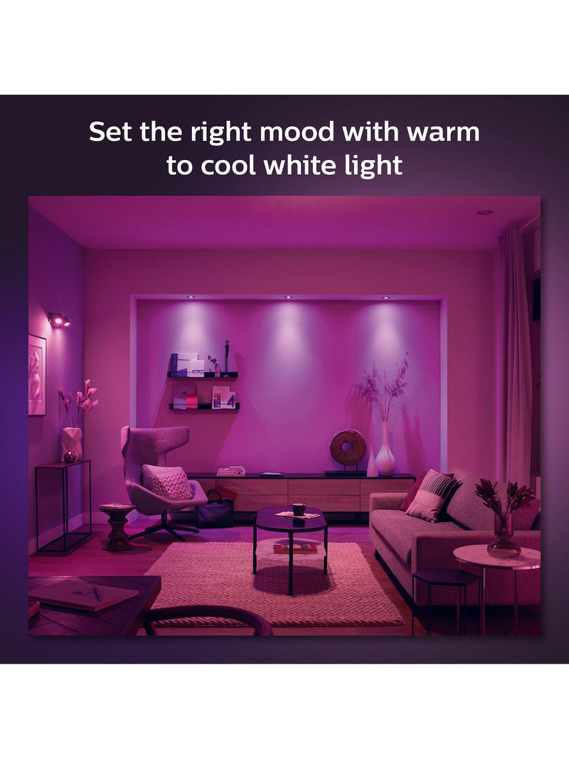 Philips Hue Centura smart spotlight 3-pack recessed - British product