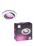 Philips Hue Centura recessed spotlight white finish 9cm, imported from the UK