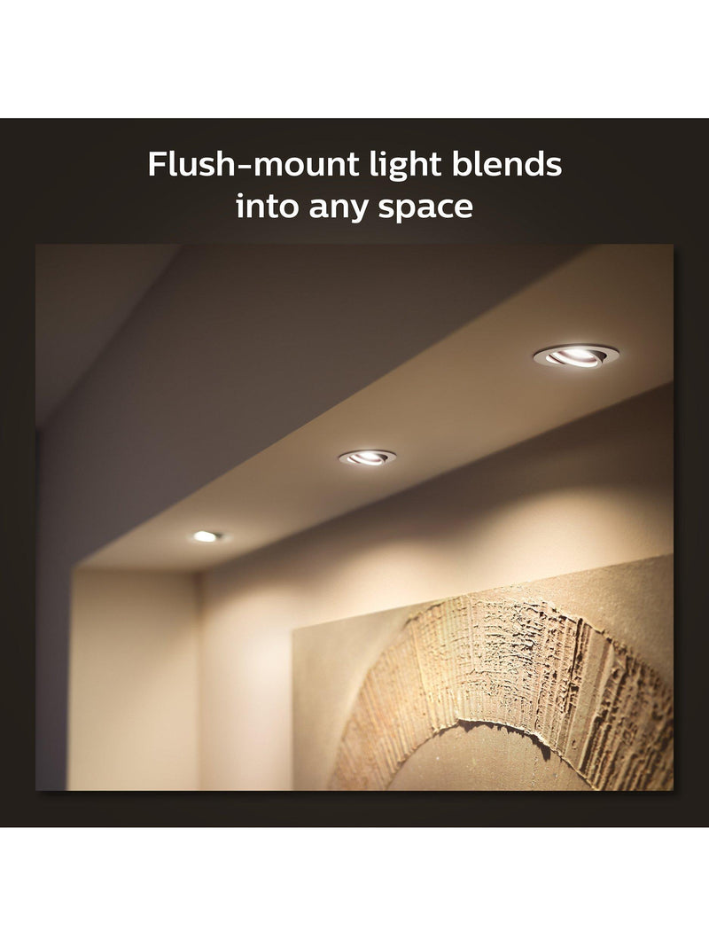 Philips Hue White Ambience Milliskin Spotlight pack of 3 (British brand)