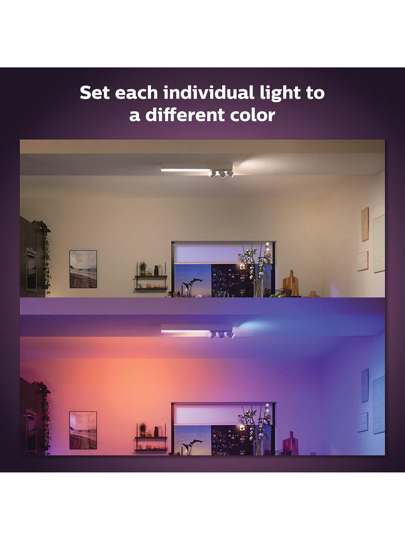 Philips Hue smart ceiling spotlight Centris White & Colour Ambiance 3 light, UK version