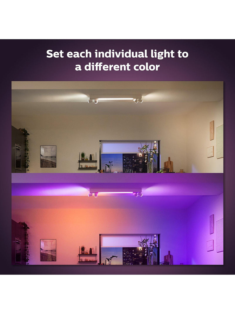 Philips Hue Centris smart ceiling spotlight 4-light, imported from the UK