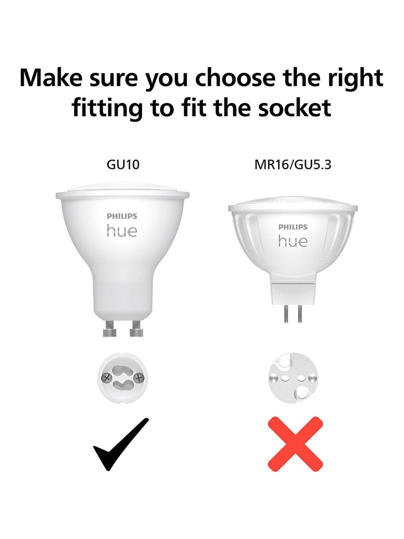 Philips Hue GU10 colour changing smart bulb (British brand)