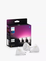 John Lewis Philips Hue 4.2W GU10 LED Spotlight Bulb, Pack of 3- Buy online at McGrocer