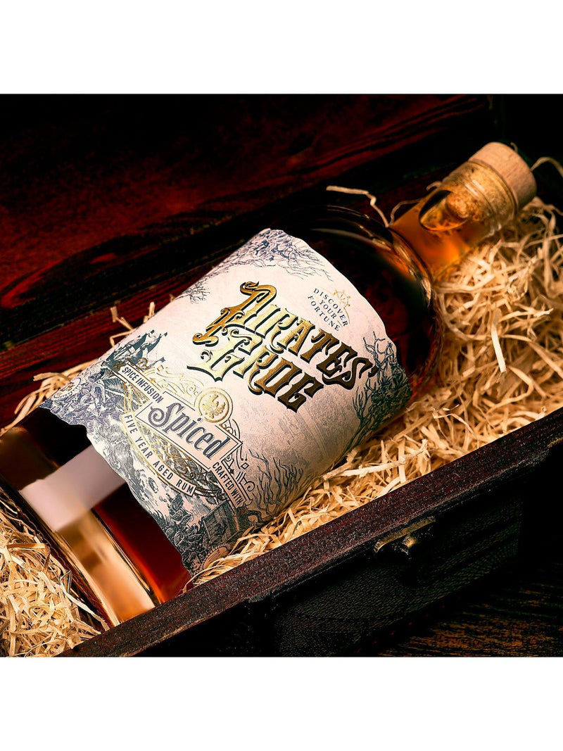 Pirate's Grog spiced rum 70cl, imported from the UK