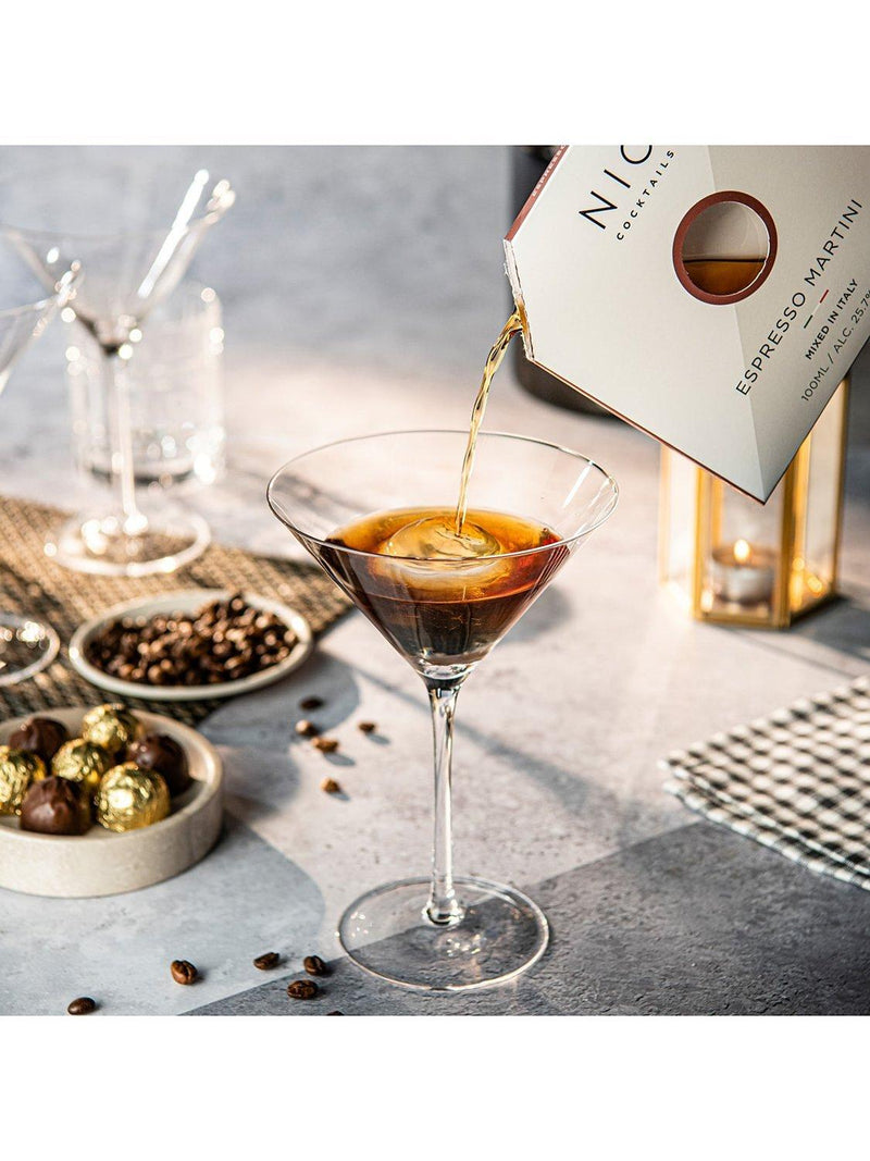 NIO Espresso Martini cocktail 10cl, imported from the UK