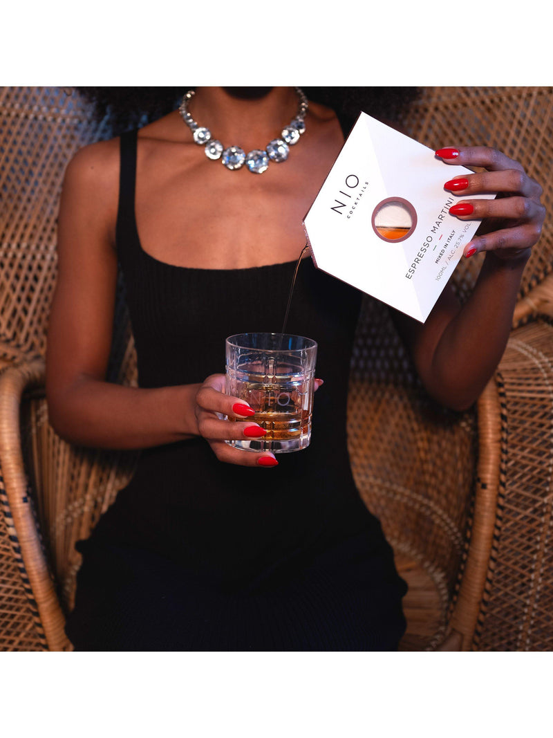 NIO Espresso Martini cocktail 10cl, imported from the UK