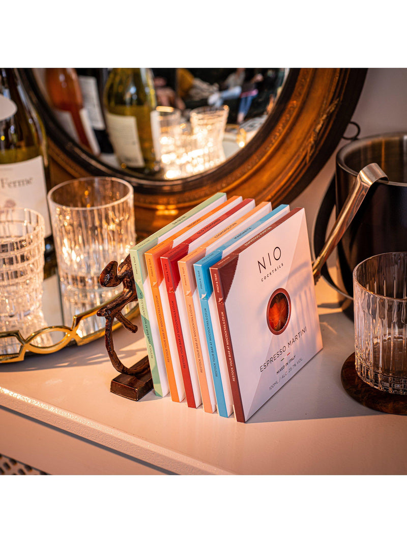 NIO Espresso Martini cocktail 10cl, imported from the UK