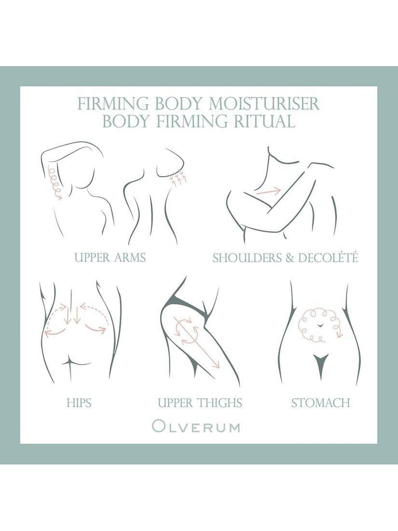 Olverum firming body moisturiser 180ml, imported from the UK