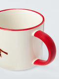 John Lewis stoneware mug robin design 349ml (British brand)